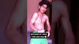 SKINNY BOY TO FITNESS YOUTUBER🔥5YEAR TRANSFORMATION #shorts #shortsvideo