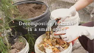 Decomposing Bokashi in a small space | Soil Factory to Planter | Indoor composting | Bokashi Compost