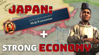 JAPAN Walkthrough to FULL Meiji Restoration & 200 Construction in 20 Years, NO CORN LAWS