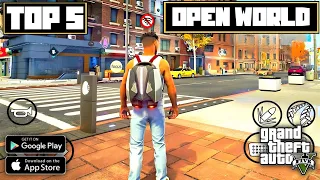 Top 5 Games Like GTA 5 Fan Made Android Download || OPENWORLD || @Rearex