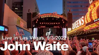 John Waite Performing ‘Missing You’, ‘When I See You Smile’ @Fremont Street Experience, Las Vegas