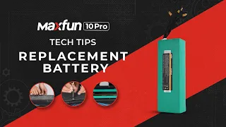 Maxfun 10 Pro electric scooter battery replacement tutorial