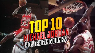 Michael Jordan MJ Top 10 Posterizing Slam Dunks of All Time