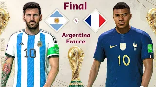 Argentina VS France FIFA World Cup Final Qatar Gameplay on FC24