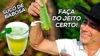 SE EU FOSSE VOCÊ COMEÇARIA A TOMAR SUCO DE BABOSA HOJE! | Dr Dayan Siebra