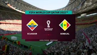 FIFA 23 PS4 | Ecuador VS Senegal - FIFA World Cup Qatar 2022 | Group A | Gameplay PlayStation 4