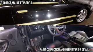 Paint Correction and DEEP Interior Clean - E36 M3 Drift Car Project “Maine”: Episode 1