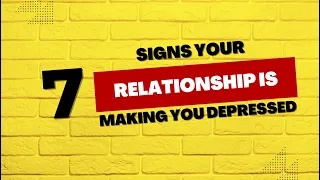 7 Signs Your Relationship is Making You Depressed : Depression Contagion