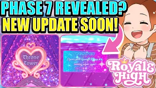 PHASE 7 IS REVEALED?! Brand New REALM COMING SOON! New Set & Shop Hints? Latest News! 🏰 Royale High