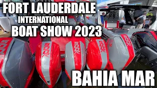 Fort Lauderdale Boat Show 2023 | Bahia-Mar |Full Walk-through! Amazing Boats and Yachts