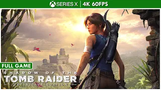 SHADOW OF THE TOMB RAIDER | Xbox Series X | Full Game (4K 60FPS)