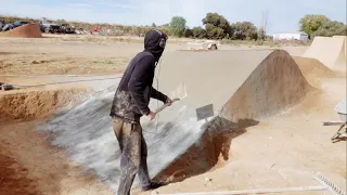 Building Dirt Jump Rollers Time-lapse