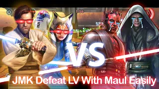 Arena Testing 75 - JMK without GAS defeat LV with Maul easily