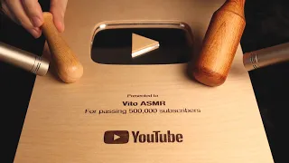 ASMR 99.9% Relaxing Wood Triggers (feat. Wood Play Button)🌳 나~무야호! 팅글이 마구마구 느껴지는 나무소리 모음집