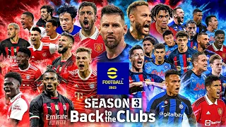 eFootball 2023 SEASON 3 — Back to the Clubs Official Trailer