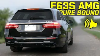 MERCEDES-AMG E63S PURE SOUND - V8 Revs, Race Start, All Drive Modes!