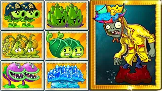 PvZ2 Challenge - Random Pair Vs 100 Zombie Raincoat High Speed - Who Will WIn ?