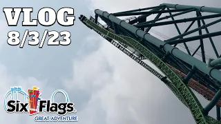 August Updates at Six Flags Great Adventure! | Vlog 8/3/23