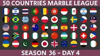 50 Countries Marble Race League Season 36 Day 4/10 Marble Race in Algodoo