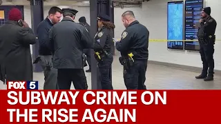 Subway crime on the rise again