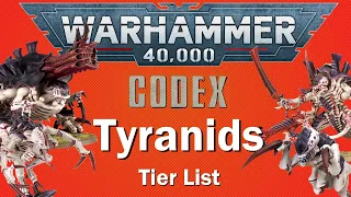 Tyranid Codex Tier List