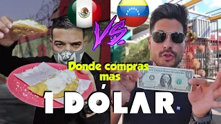 1 DÓLAR en México Vs Venezuela ¿Qué puedes Comprar?  @GabrielHerrera