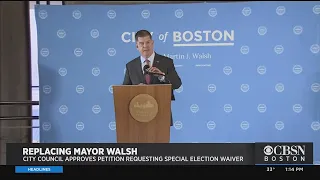 Boston City Council Approves Petition To Waive Special Election To Replace Mayor Walsh