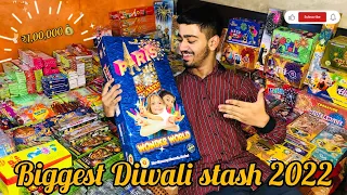 BIGGEST DIWALI STASH 2022 | Cheapest crackers in chandi chowk | worth ₹1,00,000🤑