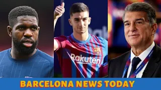 SHOCKING? Barcelona extends Umtiti's contract, deal helps Barca to register Ferran Torres