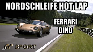 Gran Turismo Sport - Ferrari Dino 246 GT ‘71 Nürburgring Nordschleife Hot Lap