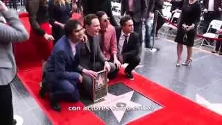 Jim Parsons en el Paseo de la Fama de Hollywood