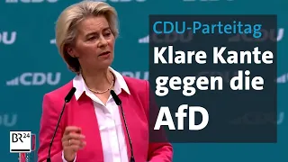 CDU-Parteitag: Klare Kante gegen die AfD | BR24