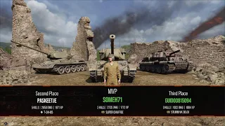 T-34-85, Ace Tanker, 5 Kills, 2.8k damage (World of Tanks Console)