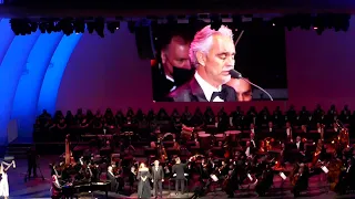 Andrea Bocelli David Foster Katharine McPhee My Way Can't Help Falling In Love LA CA June 16, 2022