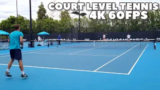 Andrey Rublev & Felipe Meligeni Alves X-Court Exchanges | Court Level Practice 2022 (4K 60FPS)