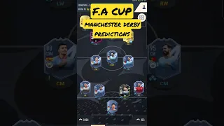 MAN CITY V MAN UNITED F.A CUP FINAL. WHO WILL WIN? #fifa23 #football #derbymanchester CMON CITY🩵