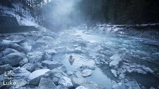 Winter Soak in Lussier Hot Springs