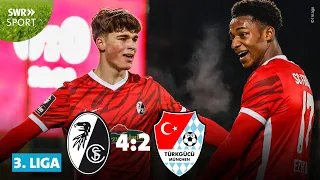 3. Liga: Wilde Schlussphase! Freiburg II schlägt Türkgücü München | SWR Sport