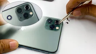 iPhone 11 pro max camera lens cracked | Len Replacement Cost