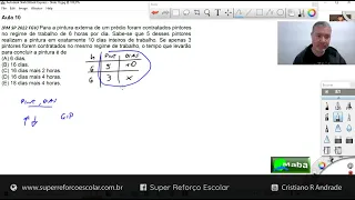 MABA CONCURSOS  -  REGRA DE TRÊS  -  POLÍCIA MILITAR - SP  -  2022  -   Com prof. Cristiano