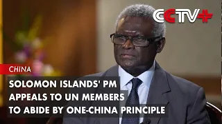 Solomon Islands' PM Appeals to UN Members to Abide by One-China Principle