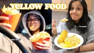 i only ate yellow food for 24 hours | clickfortaz