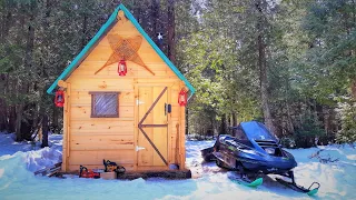 Overnight at the Pop-Up Cabin- Ep 3