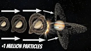 Jupiter Huge X-Rings Collision with Saturn X-Rings | Universe Sandbox 2