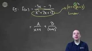 Partial Fraction Decomposition: Linear Factors (Calculus)