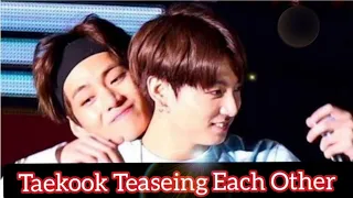 Taekook Taehyung Jungkook Tease Each Other 🤭 🦋 Happy Sunday 🦋🦋