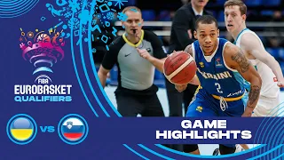 Ukraine - Slovenia | Highlights - FIBA EuroBasket 2022 Qualifiers