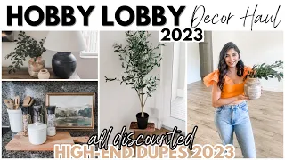 *NEW* HOBBY LOBBY 2023 SHOP WITH ME AND HAUL | HOBBY LOBBY DISCOUNTED HIGH END DESIGNER DUPES 2023