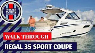 Regal 35 Sport Coupe for Sale by Premier Marine Boat Sales Sydney Australia! Boat Test Walk Through