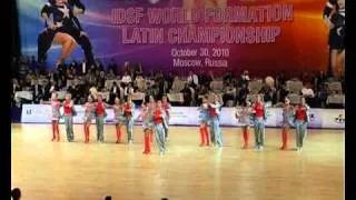 IDSF World Formation Latin Championship 2010 finale Tsveta Radugi, Tambov, Russia